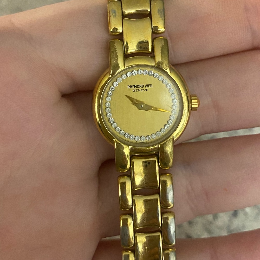 Raymond Weil 18k gold watch